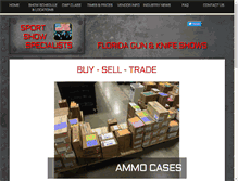 Tablet Screenshot of flgunshows.com